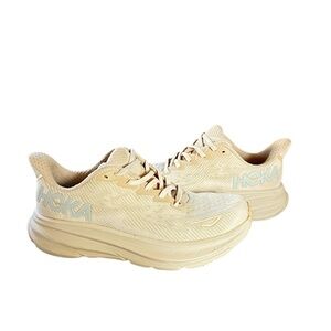 Hoka Cream Athletic Shoes